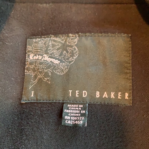 Ted Baker Belted Military Style Cotton Jacket - Picture 7 of 12